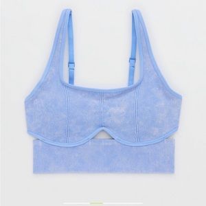 Offline By Aerie Seamless Cut Out Sports Bra Size XS